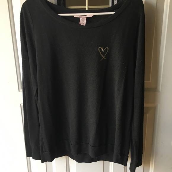 Victoria's Secret Tops - Black love sleeve shirt